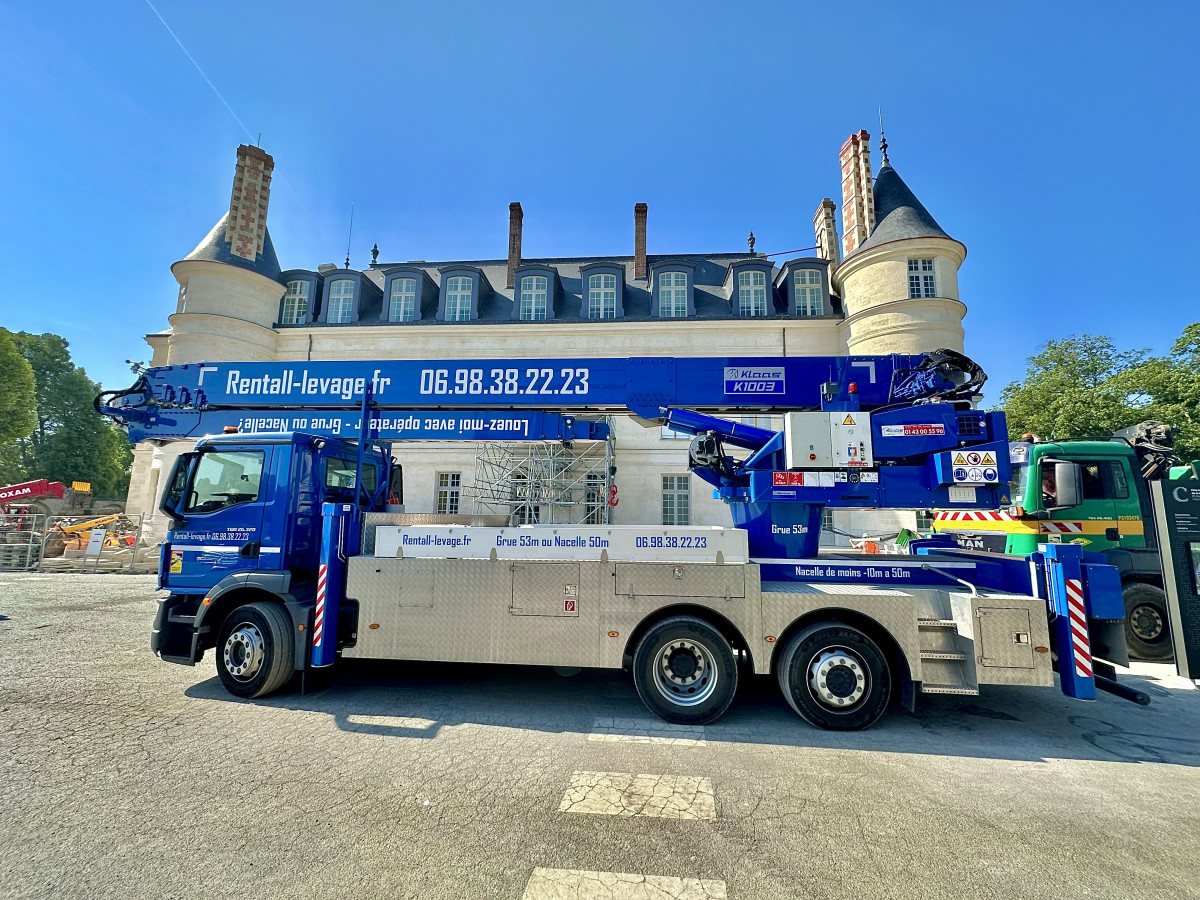 Location de grue sur camion aux Ulis
